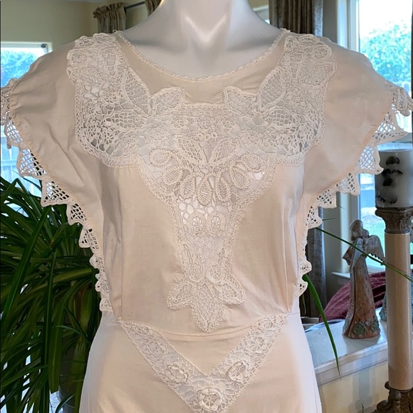 Rare Beautiful❤️Vintage 80’s Hand crocheted Dress - Picture 2 of 11